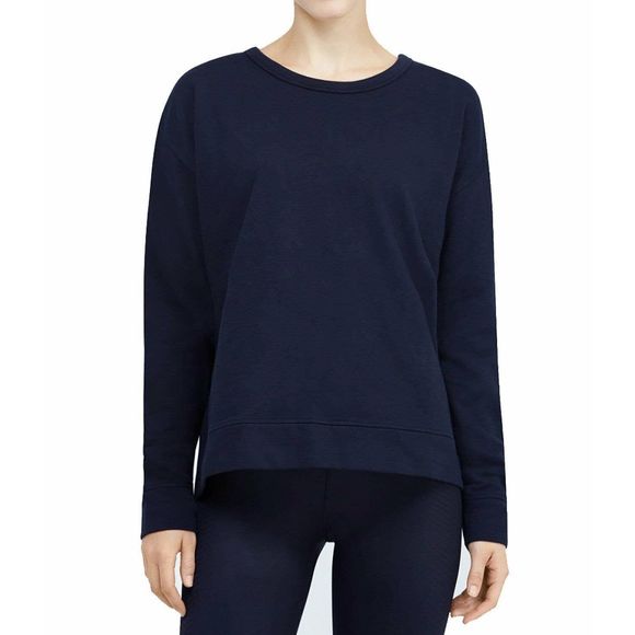 NEW Women's Medium NIKE Dri-Fit Versa Open Back Sweatshirt Pullover Top Sweater - Picture 1 of 4